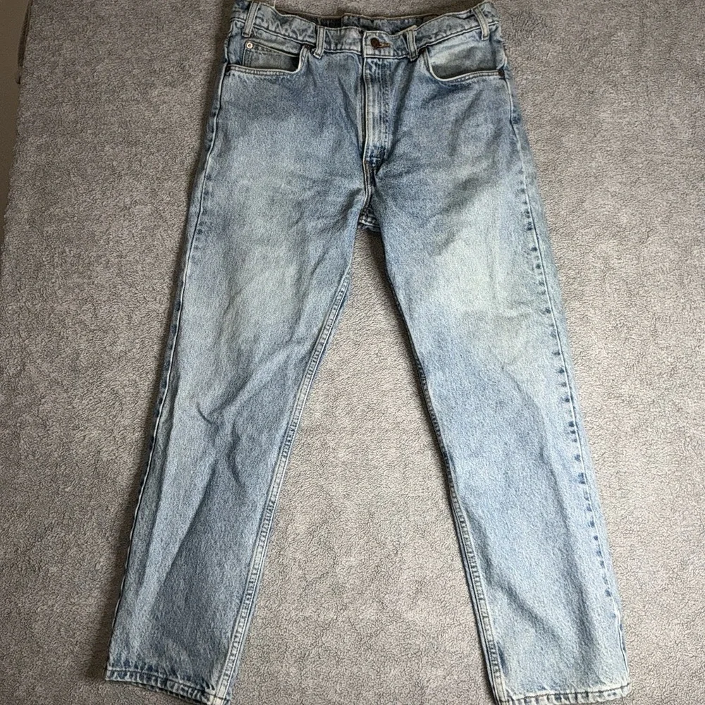 Vintage Levis 505 Orange tab made‎ in usa straight leg jeans size 36 x 30